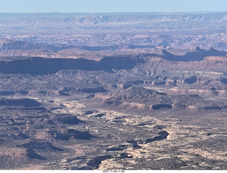 aerial - flight from moab to phoenix