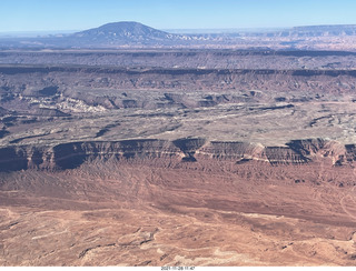 aerial - flight from moab to phoenix - Navajo Mountain