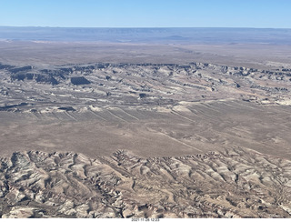 aerial - flight from moab to phoenix