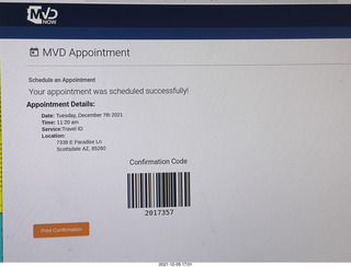 MVD appointment