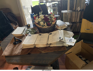 concert programs in piles