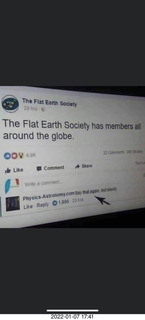 Flat Earth Society known around the globe