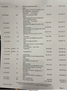 bank statement