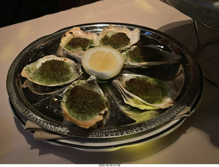 Vidya dinner - oysters