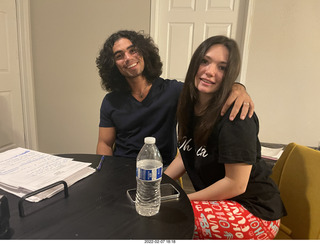 Anthony and Olga signing papers