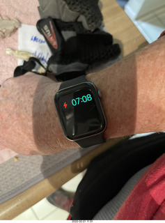 Apple Watch on last bits of battery power