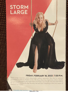 Chandler Arts Center - Storm Large program