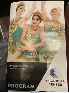 Chandler Arts Center - Les Ballet de la Trockadero program