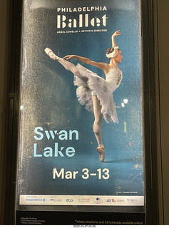 Academy of Music - Philadelphia Ballet - Swan Lake program