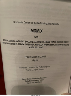 Scottsdale Arts - Momix program