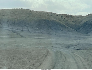 Page - Wahweap hoodoos - mud 'potato chips'