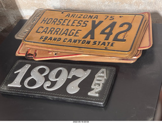 Alan Travis - old car collection -  - old license plates