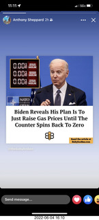 25 a1g. Biden plan for gas prices on Facebook