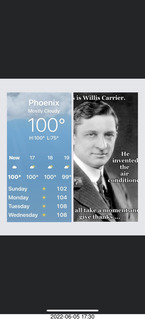 42 a1g. William Carrier invented the air conditioner