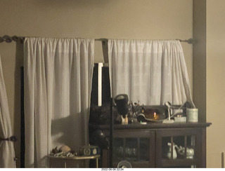 Miss Pris leaving the couch for the hifi room