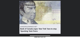 Facebook meme - Canadian Spock bill