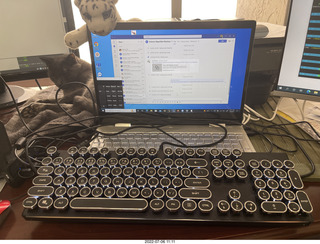 my computer with Royal-Typewriter retro keyboard