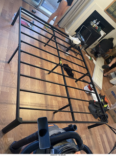 197 a1h. home construction - bed frame