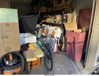 home construction - my crowded garage