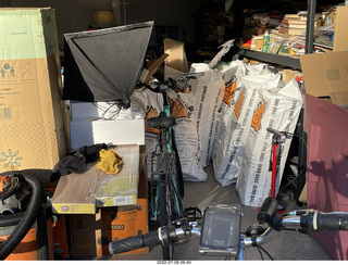 home construction - my crowded garage