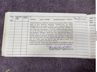 N8377W logbooks 2022-08-01 aircraft log