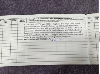 N8377W logbooks 2022-08-01 aircraft log