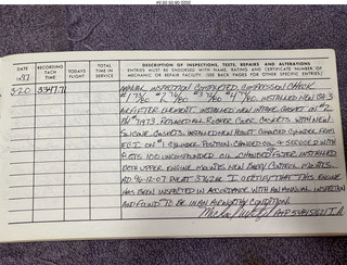 N8377W logbooks 2022-08-01 aircraft log