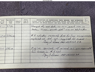 N8377W logbooks 2022-08-01 engine log