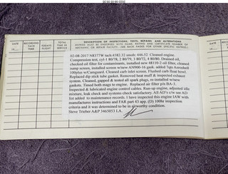 N8377W logbooks 2022-08-01 engine log