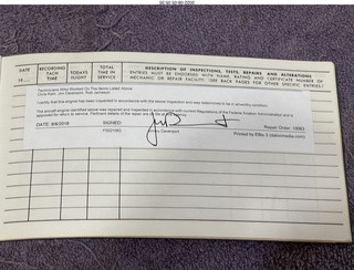 N8377W logbooks 2022-08-01 engine log