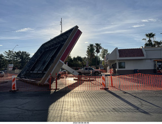 Circle K roof collapsed