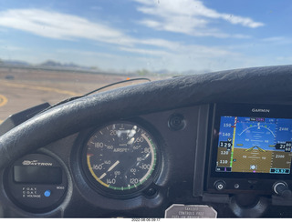 airspeed gauge is a little too high