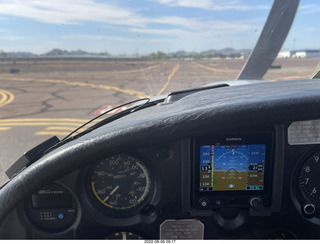 airspeed gauge is a little too high