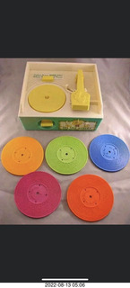 fake plastic phonograph records