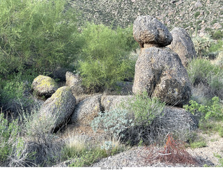 Marcus Landslide Trail rocks