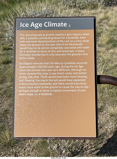 Marcus Landslide Trail sign