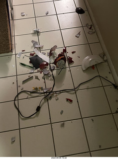 my cats Devin and Miss Pris atop my tapes