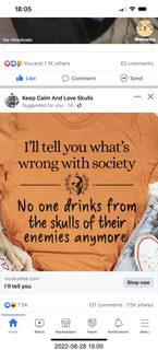 Facebook - no one drinks from skulls anymore