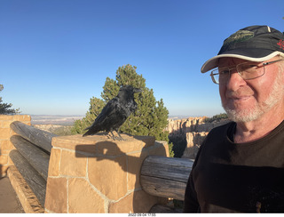 Bryce Canyon Fairyland Trail hike - Adam and chosen hoodoo