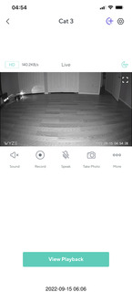 Wyze view of Sharknado robot vacuum with LIDAR