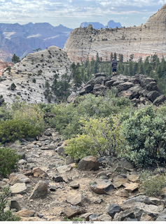 Northgate Peaks trail - vista view