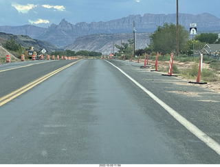 Utah - drive back to Springdale and Zion