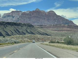 Utah - drive back to Springdale and Zion