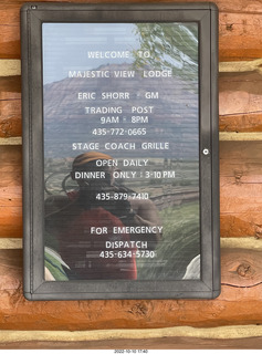 Utah - Majestic View Lodge sign