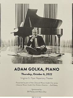 Mesa Arts - Adam Golka, Piano program