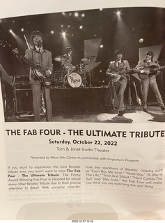 Mesa - The Fab Four - program