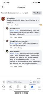 16 a1l. homage to Mr. Spatz - No.3 pencils