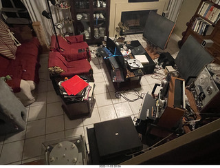 my cat Miss Pris in the hifi room