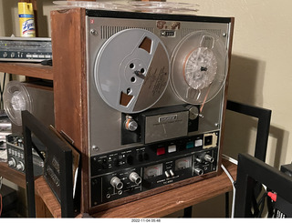 my Sony TC650 reel-to-reel deck with tape