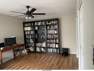 4 a1m. my newly-reconstructed upstairs library